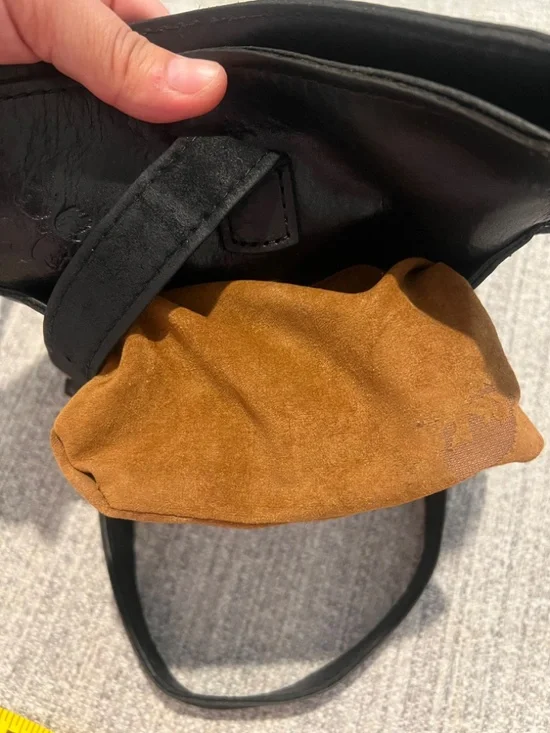 Patricia Nash Black Leather Crossbody Bag Vintage Style - Picture 12 of 15